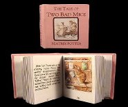 cdhm artisan pat carlson creates readable bound books in 1:12 scale, the tale of two bad mice